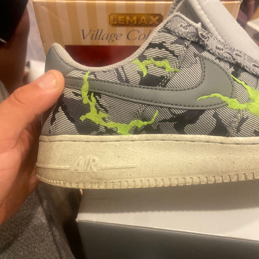 Grey camo Air Force 1s